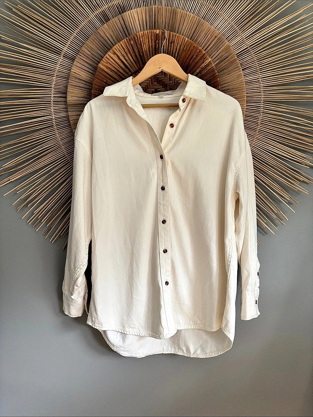 Favorite Daughter Oversized Shirt White XS